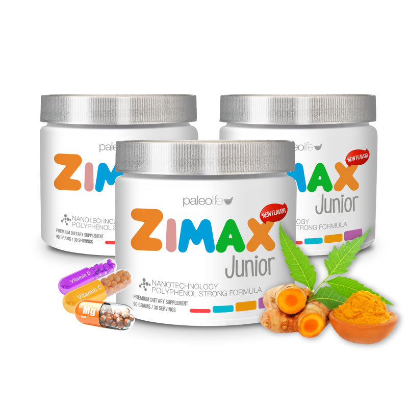 Zimax® Junior ¡ANTIOXIDANTE NATURAL NUEVO SABOR! 3 MESES DE ANTIOXIDANTES