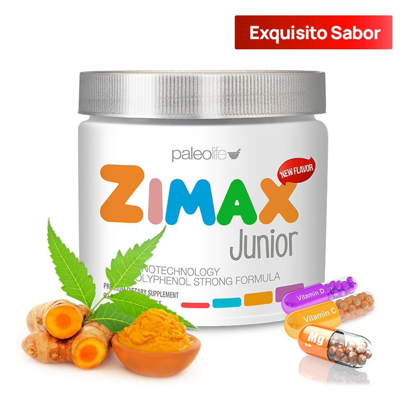 Zimax® Junior ¡ANTIOXIDANTE NATURAL NUEVO SABOR! 3 MESES DE ANTIOXIDANTES