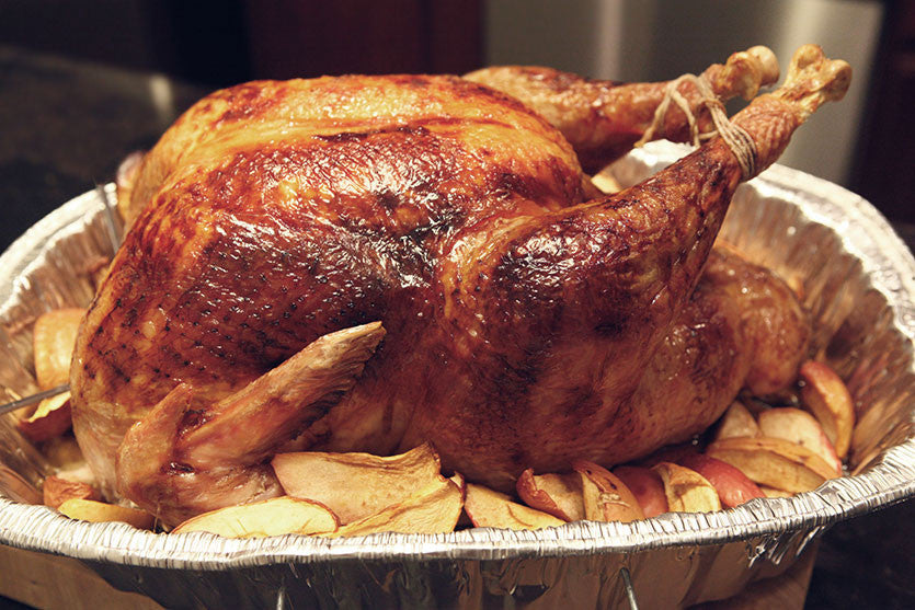Pavo en Manzanas con Romero