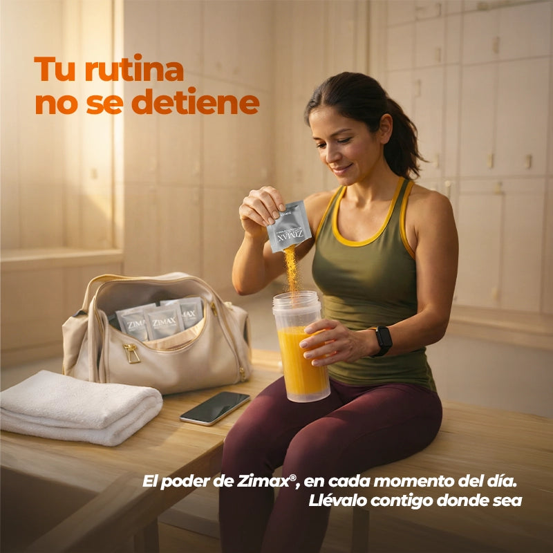2 Zimax® Sobres + Tumbler Cup Gratis*