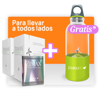 2 Zimax® Sobres + Licuadora Gratis