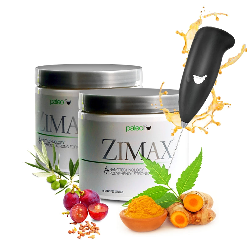 ZIMAX® Antioxidante envase - 2 Pack - 60 días + Batidora Premium Gratis + Envío Gratis dentro de Usa  - CM